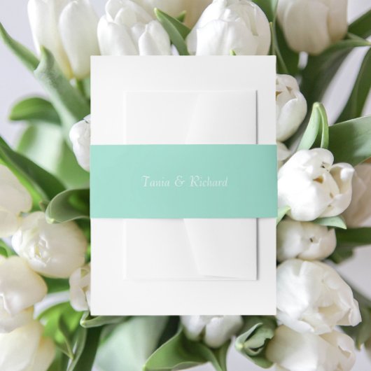 Seaooamシンプルスタイル化された名結婚前 招待状ベリーバンド