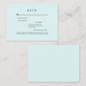 SeaooamディナーオプションウェディングRSVPエンクロージャ エンクロージャーカード (正面/裏面)