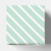 Seaooamミントグリーン白ストライプ色パターン フェイバーボックス (上部)