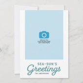 Seaooam Waves Sea-SunのGreetings Photo シーズンカード (正面)