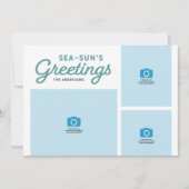 Seaooam Waves Sea-SunのGreetings Photo シーズンカード (正面)