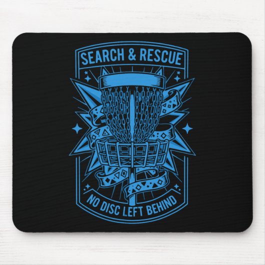 Search And Rescue No Disc Left Behind Disc Golf _1 マウスパッド (正面)