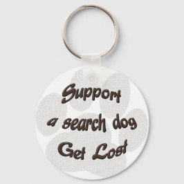 Search Dogをサポートする キーホルダー