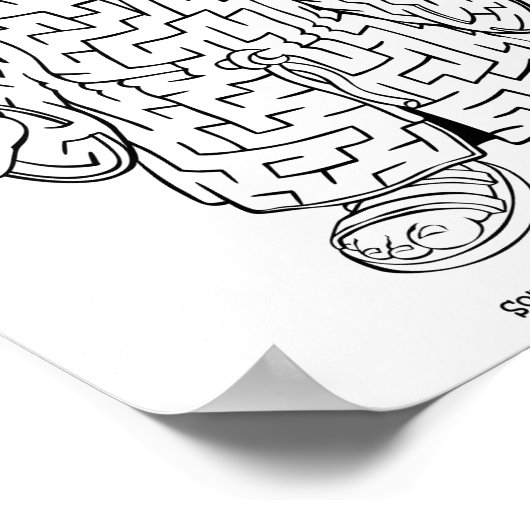 Search for Joseph Activity Maze ポスター (角)