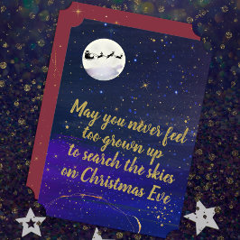 Search The Sky Water Colorクリスマスカード シーズンカード