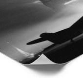 Searchlightsによるエアライナーシルエット – WWII ポスター (角)