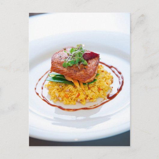 Seared Salmon Postcard ポストカード (正面)