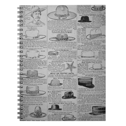 Searsのシカゴのカタログのノロジカからのページの ノートブック (正面)