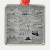 Searsのシカゴのカタログのノロジカからのページの メタルオーナメント (正面)