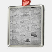 Searsのシカゴのカタログのノロジカからのページの メタルオーナメント (左)