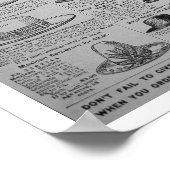 Sears, Roebuck of Chicagoのページ，カタログ ポスター (角)