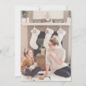 Seas and Greetings Seashell Holiday Photo Card 招待状 (裏面)