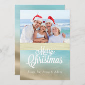 Seas 'n Greetingsクリスマスフォトカード シーズンカード (正面/裏面)