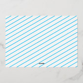 Seas N Greetingsクリスマス航海のいかり写真 箔シーズンカード (裏面)