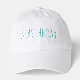 "Seas The Day" クルーズ旅行ギフト キャップ