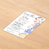 Seas the Day Baby Shower Invitation アクリル招待状 (レイダウン)