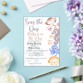 Seas the Day Baby Shower Invitation アクリル招待状 (インサイチュ (ウェディング))