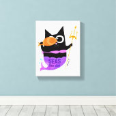 Seas the Day — Mini Canvas キャンバスプリント (インサイチュ (ウッドフロア))