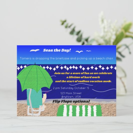 Seas the Day Retirement 招待状 (スタンド正面)