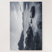 Seascapeモノクロ写真 ジグソーパズル (縦)