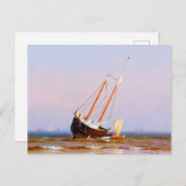 Seascape、Alfred Thompson Bricherが船を回る ポストカード (正面/裏面)