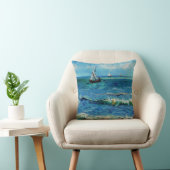 Seascape at Les Saintes-Maries Fine Art クッション (椅子)