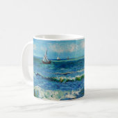 Seascape at Les Saintes-Maries Fine Art コーヒーマグカップ (正面左)