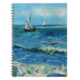 Seascape at Les Saintes-Maries Fine Art ノートブック
