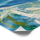 Seascape at Les Saintes-Maries Fine Art ポスター (コーナー)