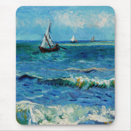Seascape at Les Saintes-Maries Fine Art マウスパッド