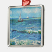 Seascape at Les Saintes-Maries Fine Art メタルオーナメント (左)