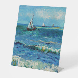 Seascape at Les Saintes-Maries Fine Art 台座サイン