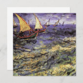 Seascape at Saintes Maries by Vincent van ゴッホ (正面/裏面)