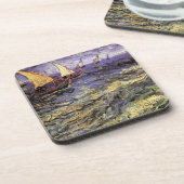 Seascape at Saintes Maries by Vincent van ゴッホ コースター (左側)