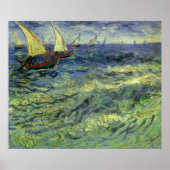 Seascape at Saintes Maries by Vincent van ゴッホ ポスター (正面)