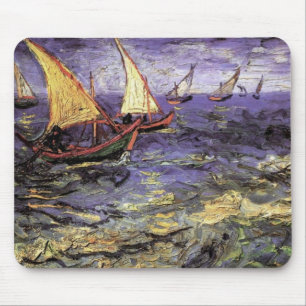 Seascape at Saintes Maries by Vincent van ゴッホ マウスパッド