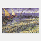 Seascape at Saintes Maries by Vincent van ゴッホ ラッピングペーパーシート (正面)