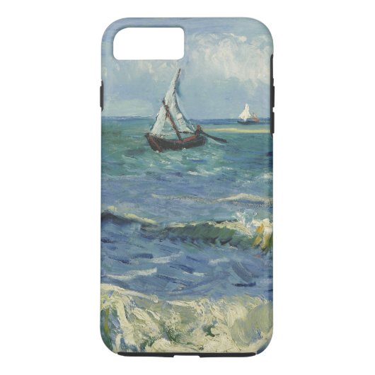 Seascape at Saintes-Maries de la Mer by van ゴッホ Case-Mate iPhoneケース (裏面)