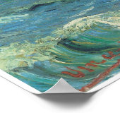 Seascape at Saintes-Maries-de-la-Mer, Van ゴッホ ポスター (角)