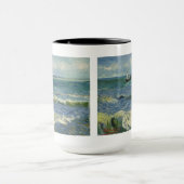 Seascape at Saintes-Maries (F415)ヴァンゴッホファインアート マグカップ (中央)