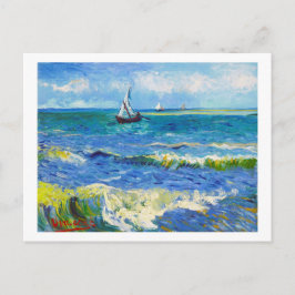 Seascape at Saintes-Maries Vincent Vanゴッホ ポストカード