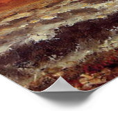 Seascape, beautiful 絵画's by Gustave Courbet ポスター (角)