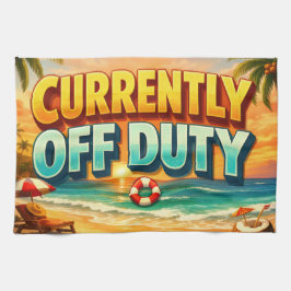 Seascape Coastal Currently Off Duty Artwork キッチンタオル