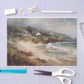 Seascape Coastal View Landscape 絵画's Decompage 薄葉紙 (クラフト)