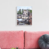 Seascape Crest キャンバスプリント (インサイチュ (リビング))