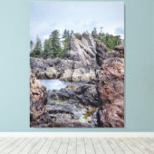 Seascape Crest キャンバスプリント (インサイチュ (ウッドフロア))