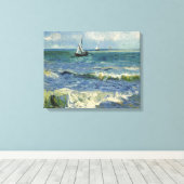 Seascape Les Saintes-Maries-de-la-Mer by Van ゴッホ キャンバスプリント (インサイチュ (ウッドフロア))