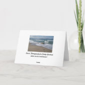 Seascape Mother's Day Card カード (裏面)