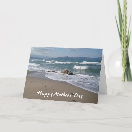 Seascape Mother's Day Card カード (正面)