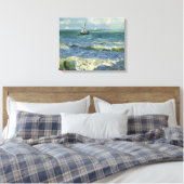 Seascape Near Les Saintes-Maries-de-la-Mer キャンバスプリント (インサイチュ (寝室))